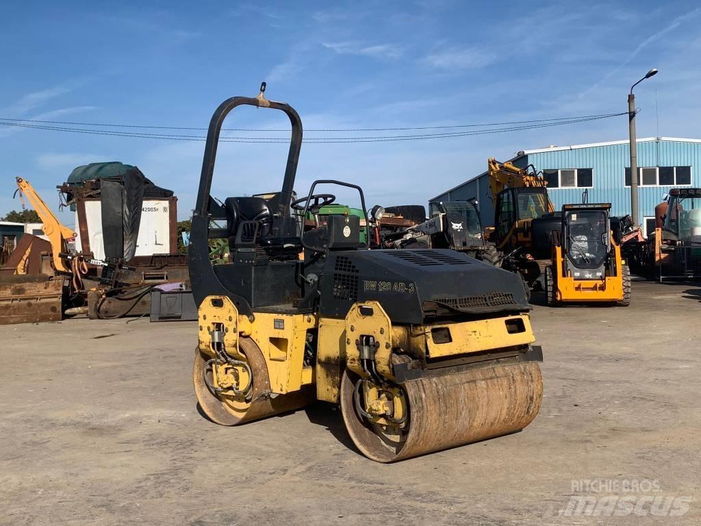 Bomag BW 120 AD-3 Divvalču grunts veltņi