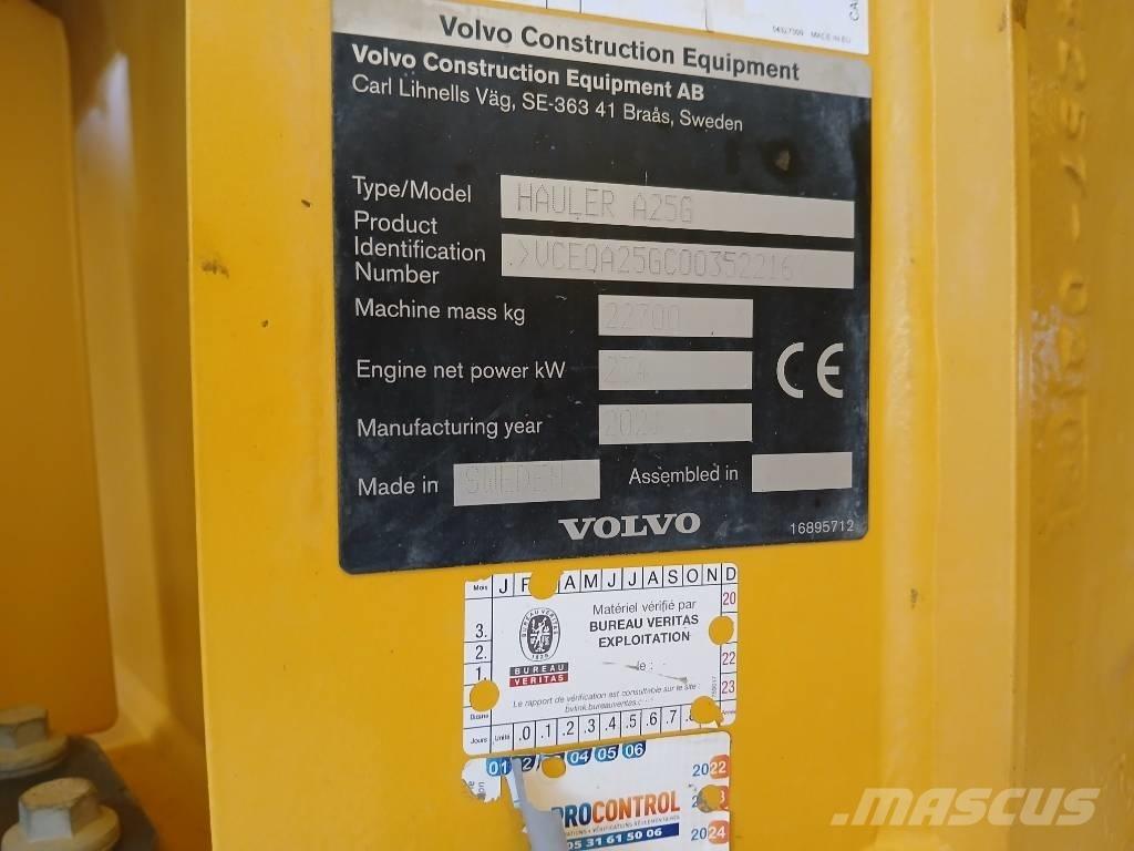 Volvo A 25 G Artikulētie pašizgāzēji