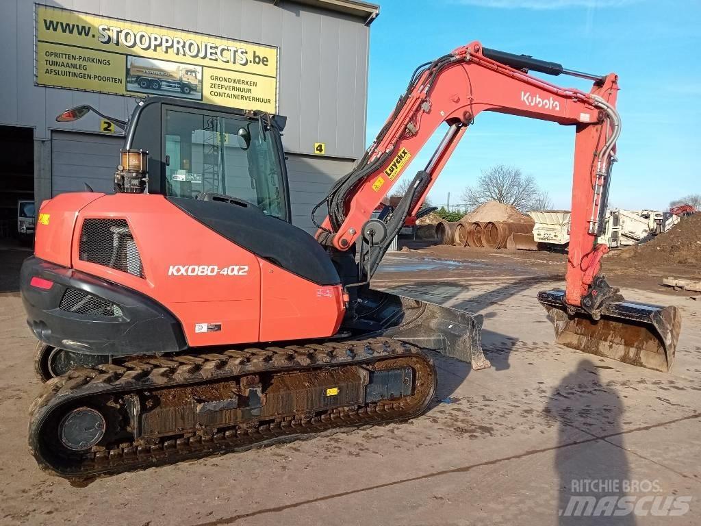 Kubota KX 080 Vidēja lieluma ekskavatori 7 t - 12 t