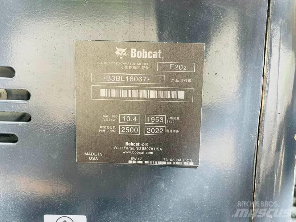 Bobcat E20z Mini ekskavatori < 7 t
