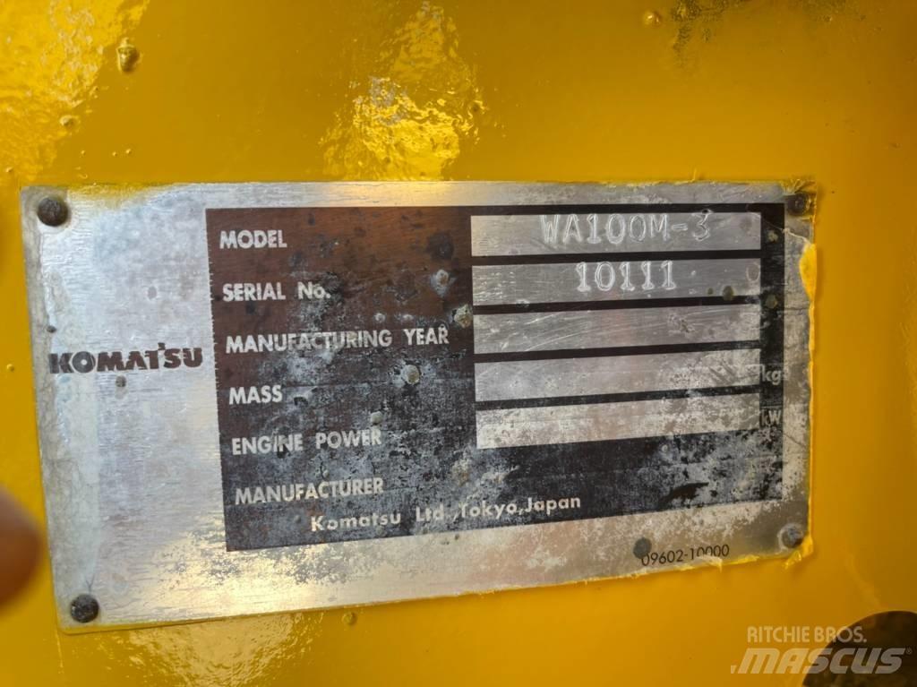 Komatsu WA100M-3 Iekrāvēji uz riteņiem