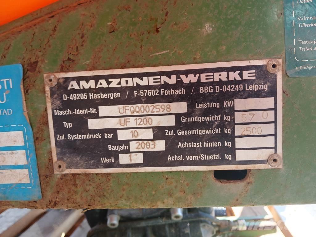 Amazone UF 1200 15m Uzmontējamie miglotāji