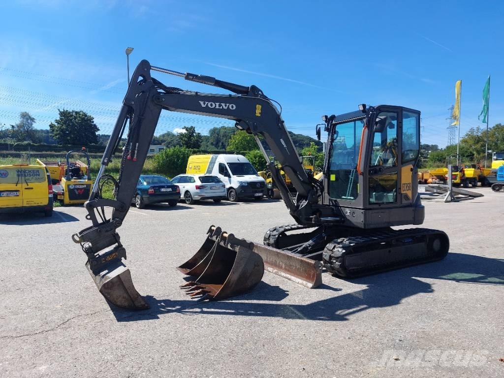 Volvo ECR 58 Kāpurķēžu ekskavatori