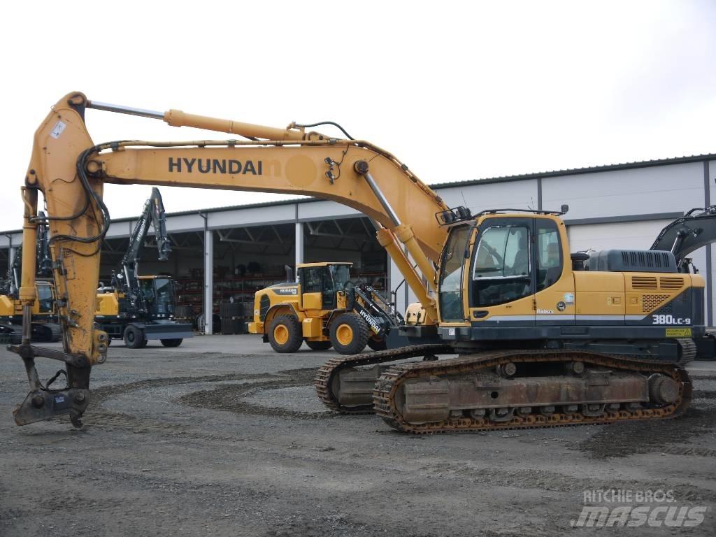 Hyundai R 380 LC-9 Kāpurķēžu ekskavatori