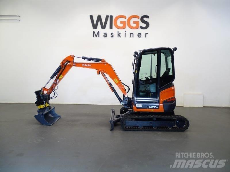 Kubota U 27-4 Mini ekskavatori < 7 t
