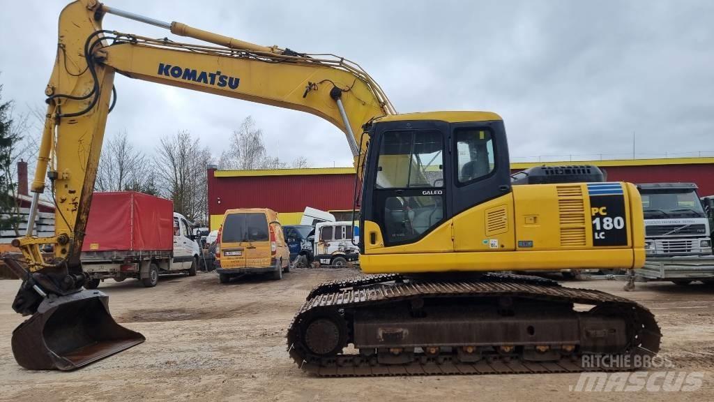 Komatsu PC180 LC-7EO Kāpurķēžu ekskavatori