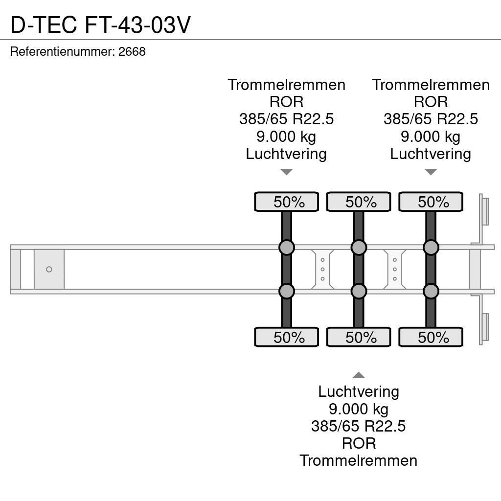 D-tec FT-43-03V Skeletveida piekabes