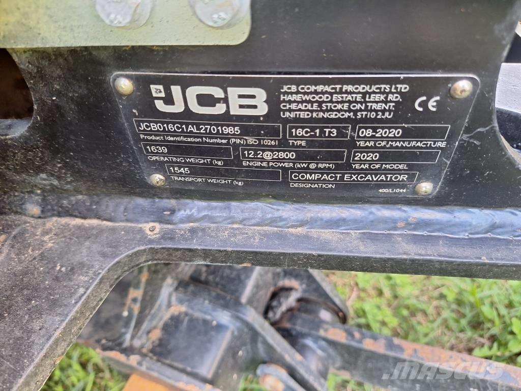 JCB 16 C-1 Mini ekskavatori < 7 t
