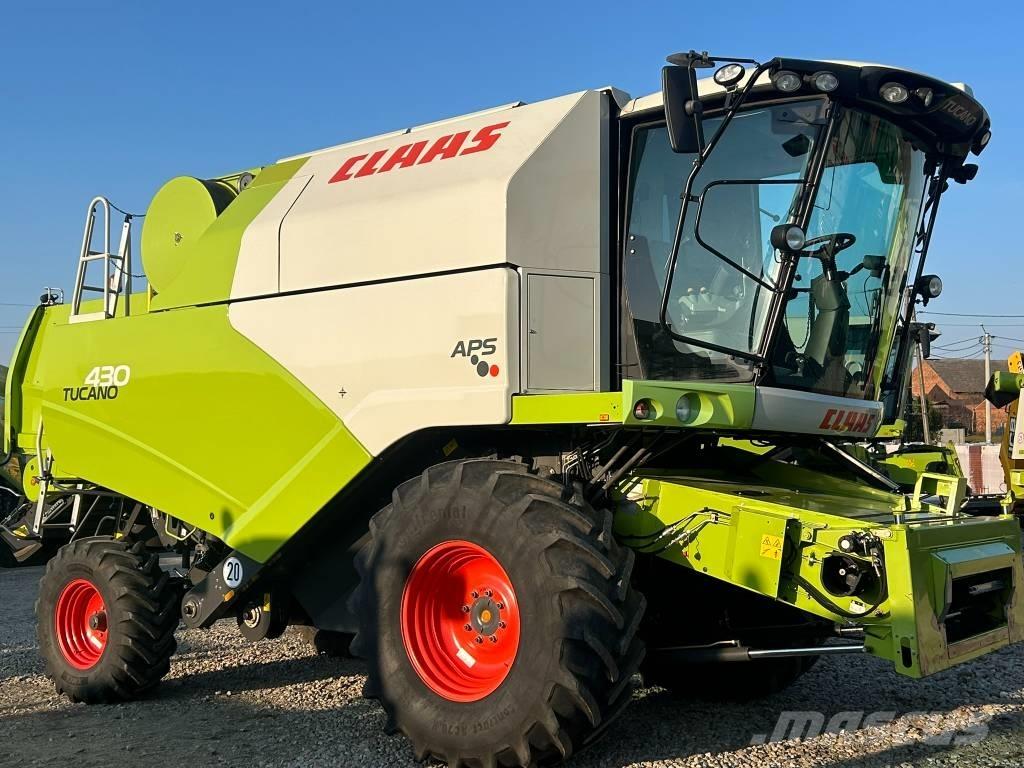 CLAAS Tucano 430 Ražas novākšanas kombaini