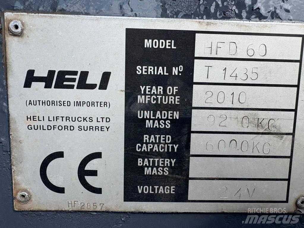 Heli HFD60 Tehnika ar dīzeļa dzinēju