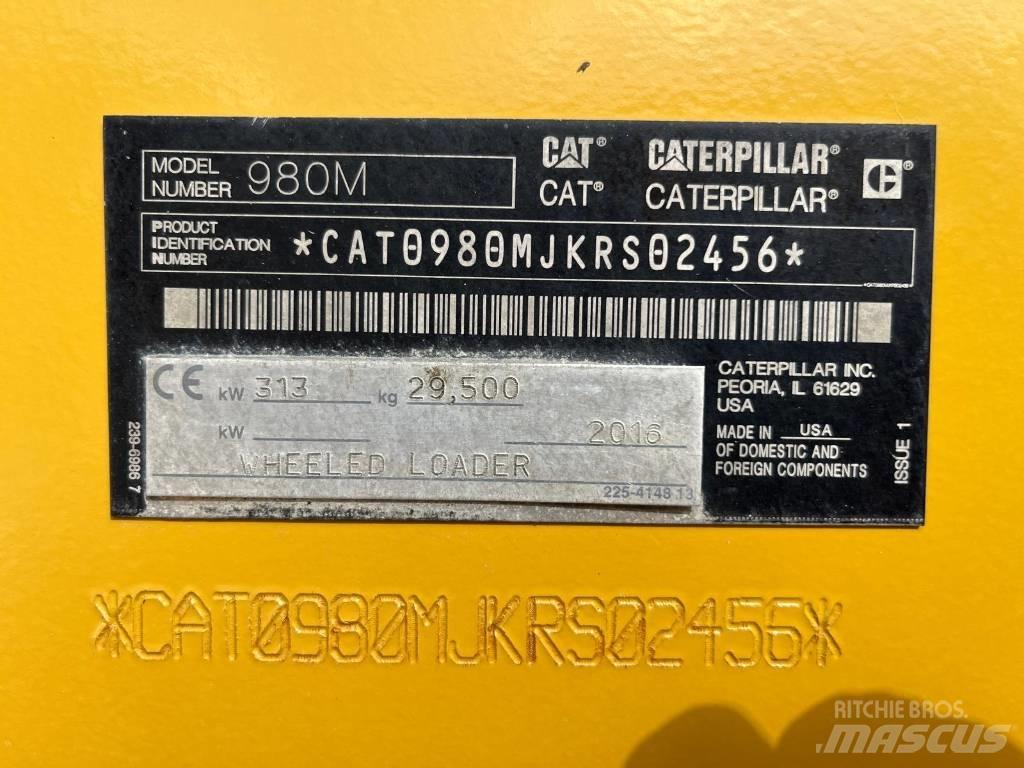 CAT 980M Iekrāvēji uz riteņiem