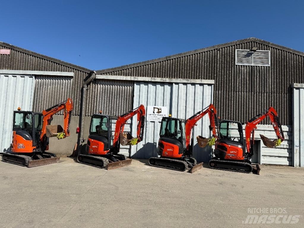 Kubota U 27 Mini ekskavatori < 7 t