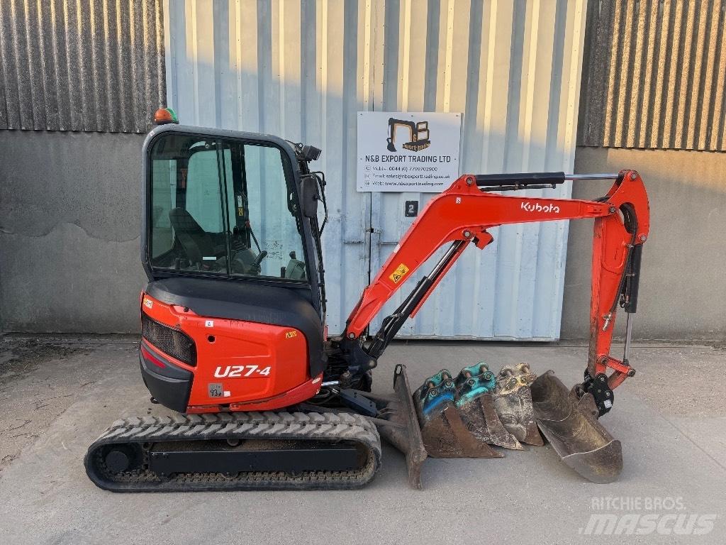 Kubota U 27 Mini ekskavatori < 7 t