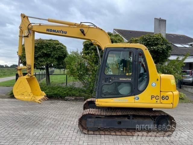 Komatsu PC60-5 Kāpurķēžu ekskavatori