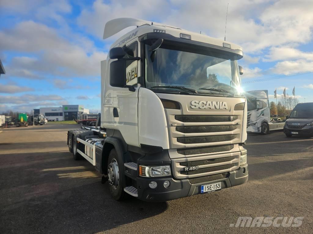 Scania R 450 6x2*4 Treileri ar āķi