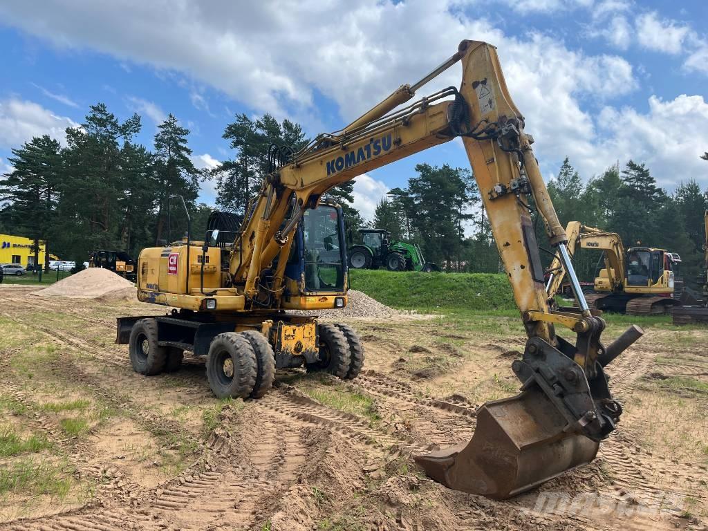 Komatsu PW 160 ES-7K Ekskavatori uz riteņiem