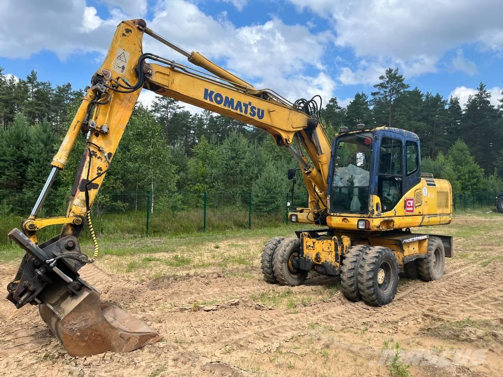 Komatsu PW 160 ES-7K Ekskavatori uz riteņiem