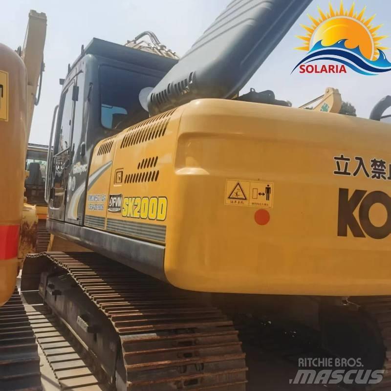 Kobelco SK 200 Kāpurķēžu ekskavatori