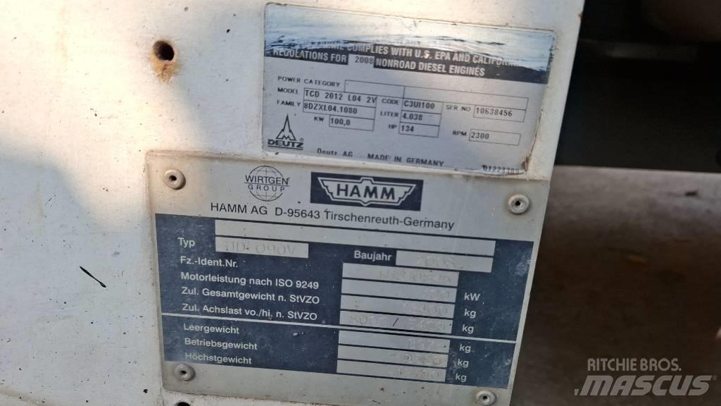 Hamm HDO 90 V Divvalču grunts veltņi