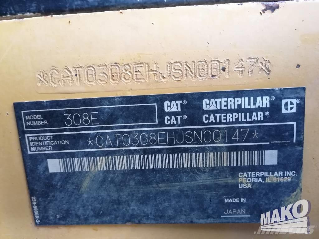 CAT 308 E CR Vidēja lieluma ekskavatori 7 t - 12 t