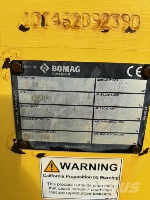 Bomag BW 80 AD-5 Divvalču grunts veltņi