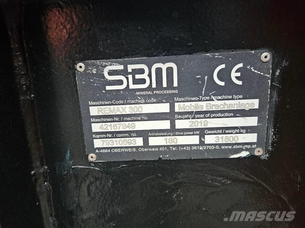 SBM Remax 300 Mobilie drupinātāji