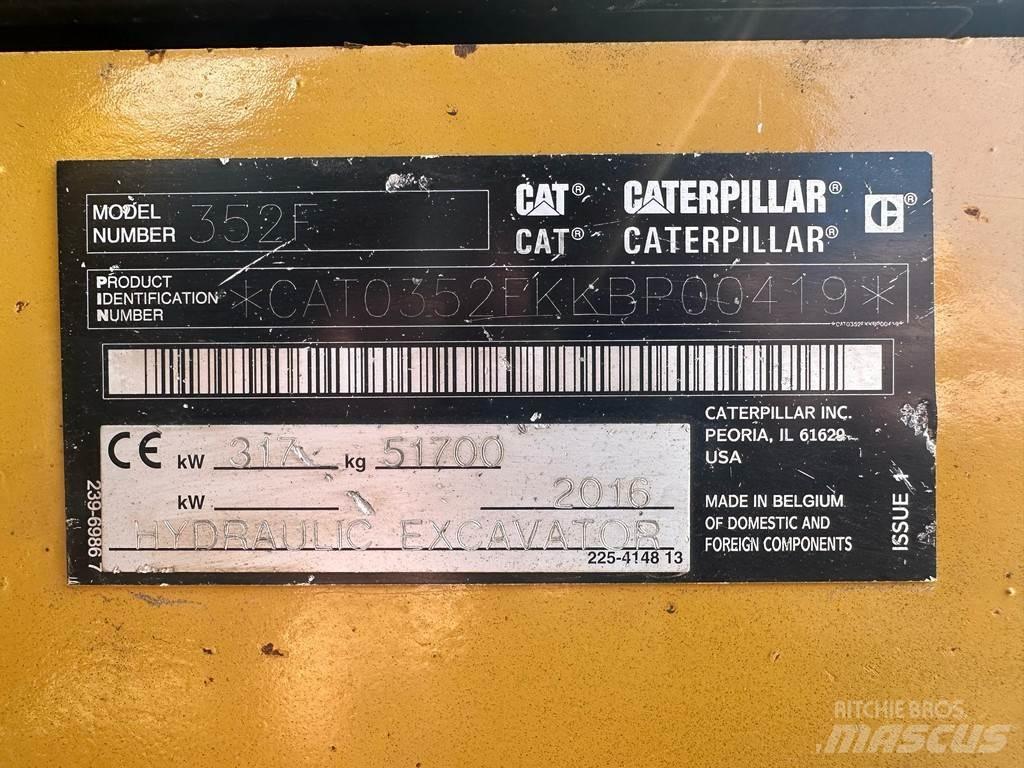 CAT 352F Kāpurķēžu ekskavatori
