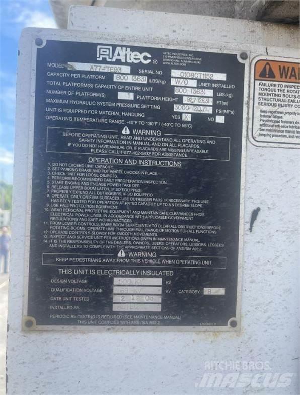 Altec A77TE93 Citas pacelšanas iekārtas