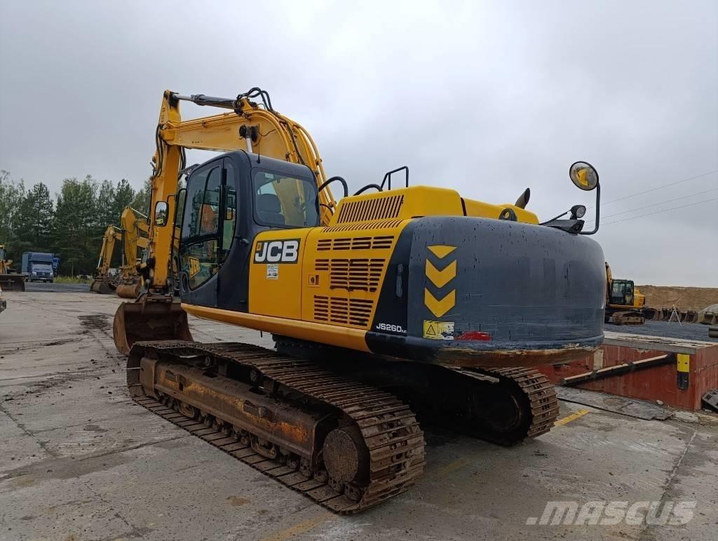 JCB JS 260 Kāpurķēžu ekskavatori