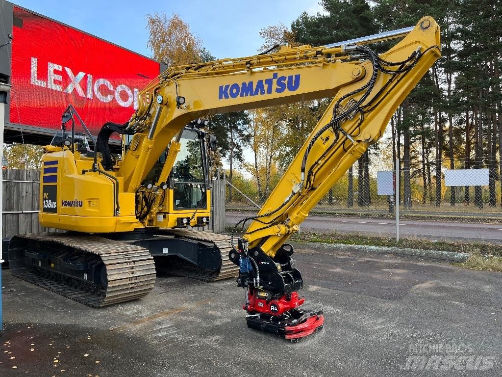 Komatsu PC138US-11 Kāpurķēžu ekskavatori