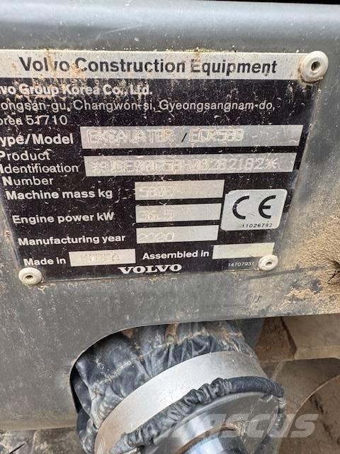 Volvo ECR58D Mini ekskavatori < 7 t