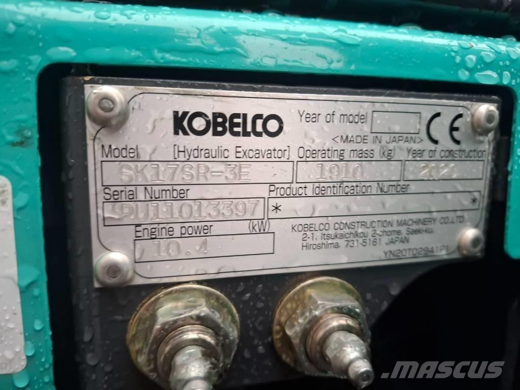 Kobelco SK 17 SR-3E Mini ekskavatori < 7 t