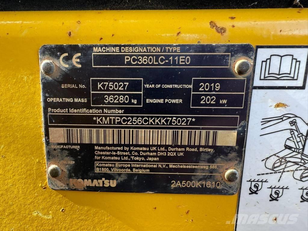 Komatsu PC 360 LC-11 Kāpurķēžu ekskavatori