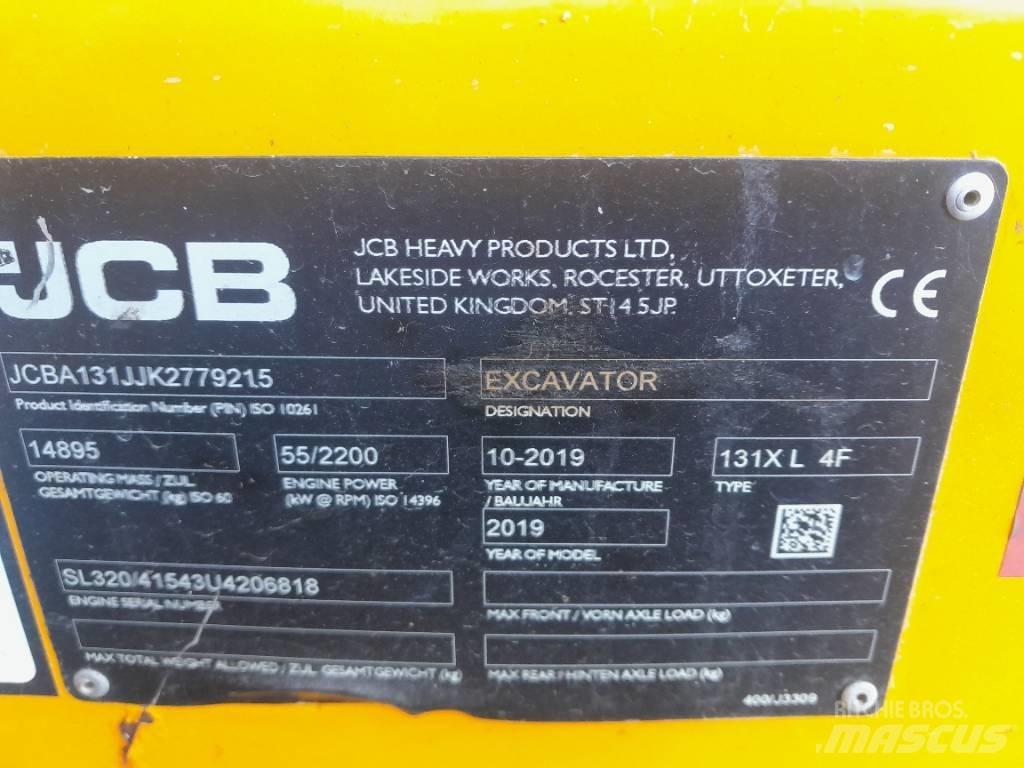 JCB 131 X Kāpurķēžu ekskavatori