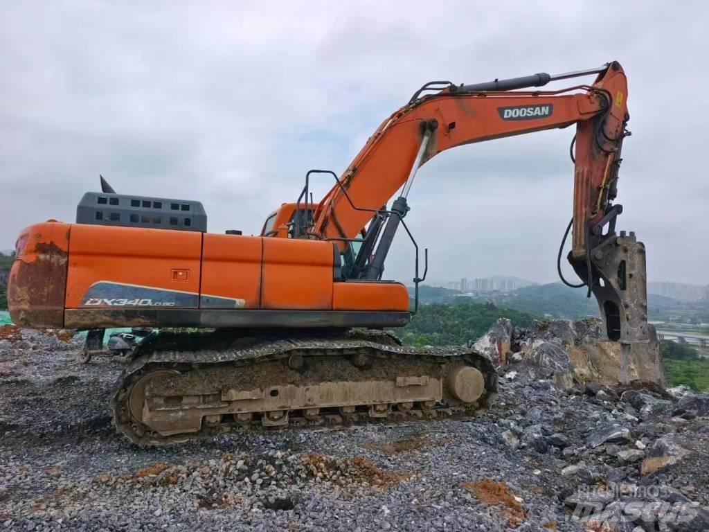 Doosan DX 340 LC-9C Kāpurķēžu ekskavatori