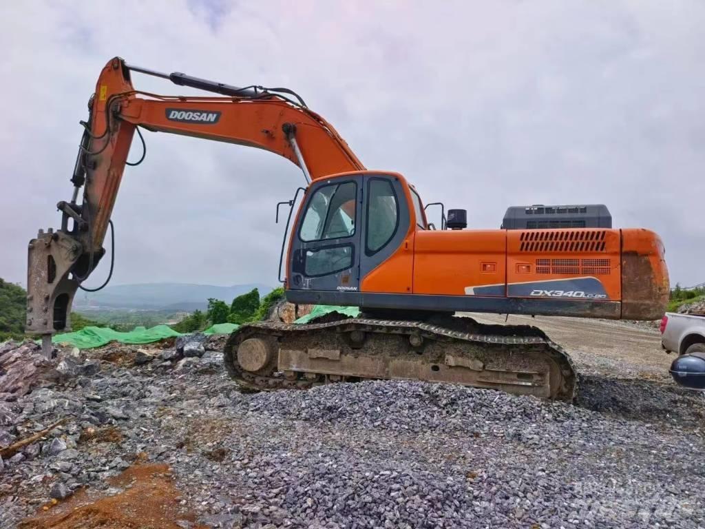Doosan DX 340 LC-9C Kāpurķēžu ekskavatori
