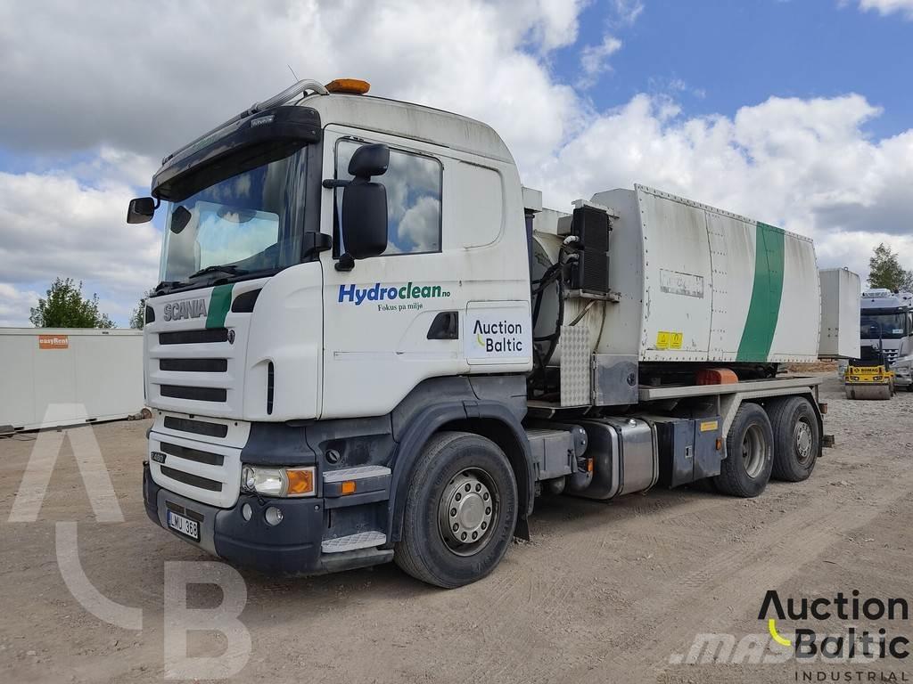 Scania R 480 Kombinētās vakumsūkņa mašīnas