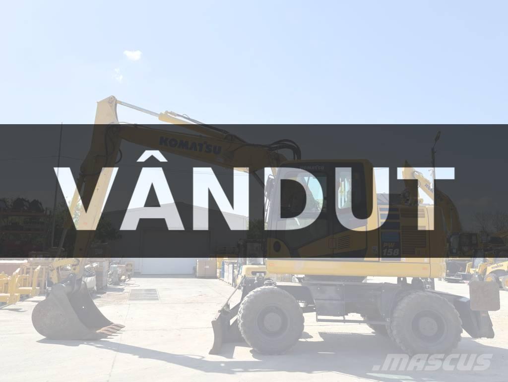 Komatsu PW 158-11 Ekskavatori uz riteņiem