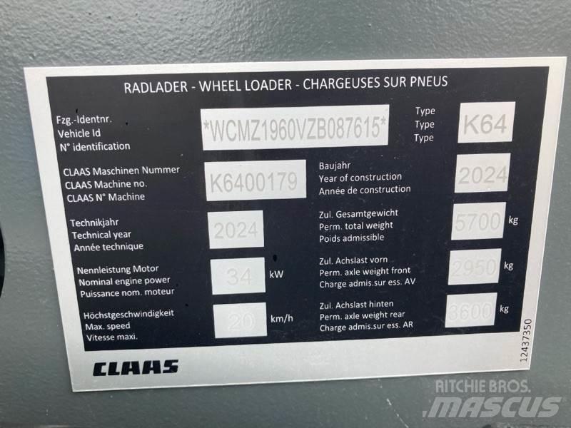 CLAAS TORION 530 Iekrāvēji uz riteņiem