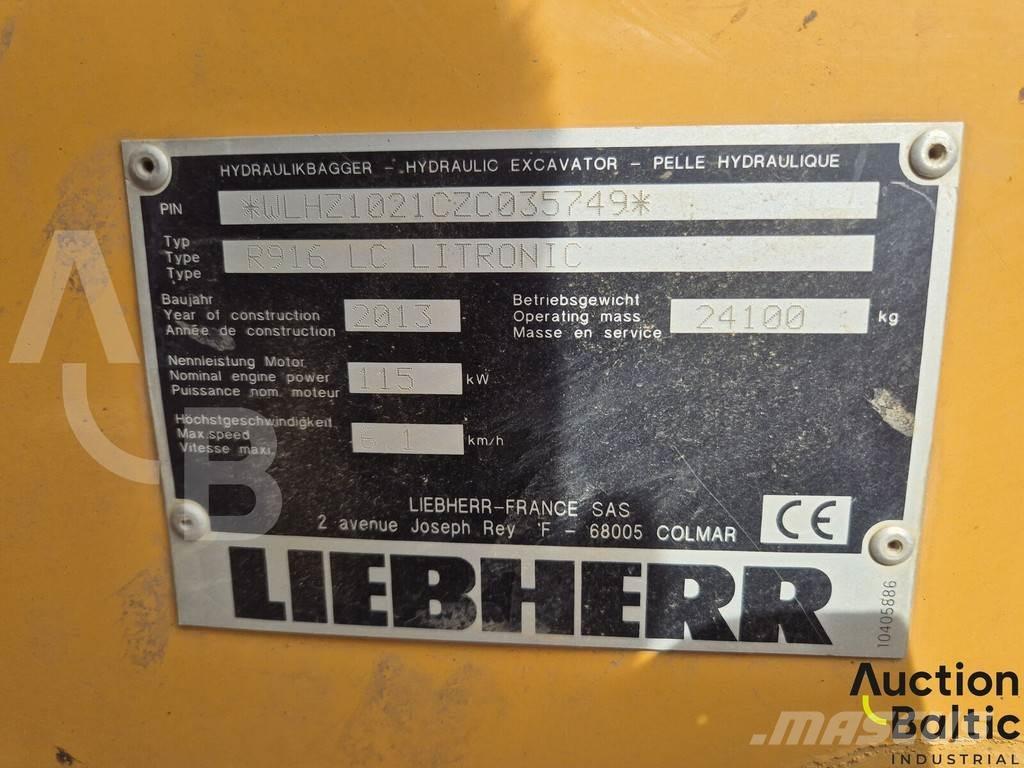 Liebherr R 916 LC Kāpurķēžu ekskavatori