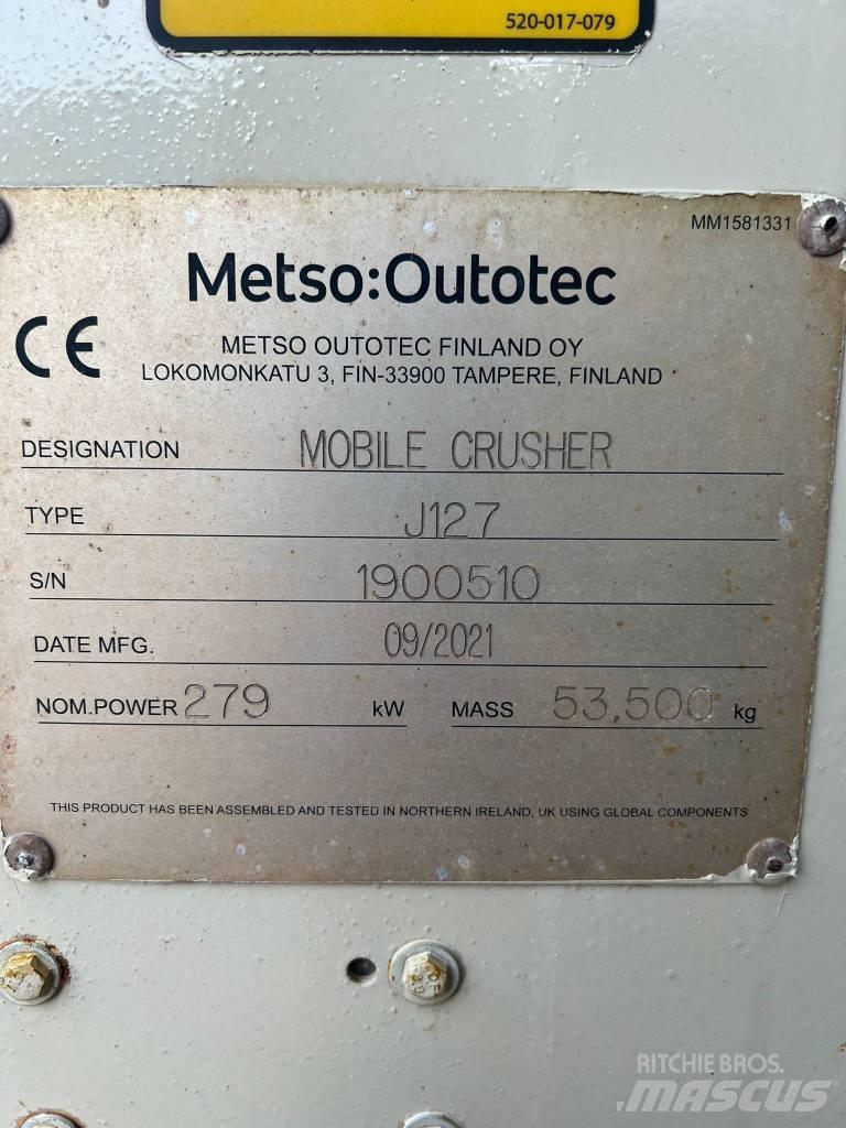 Metso Nordtrack J127 Drupinātāji