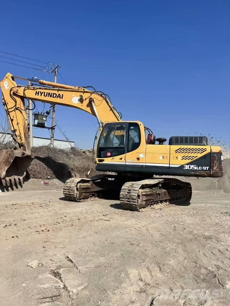 Hyundai R305lc-9t Kāpurķēžu ekskavatori