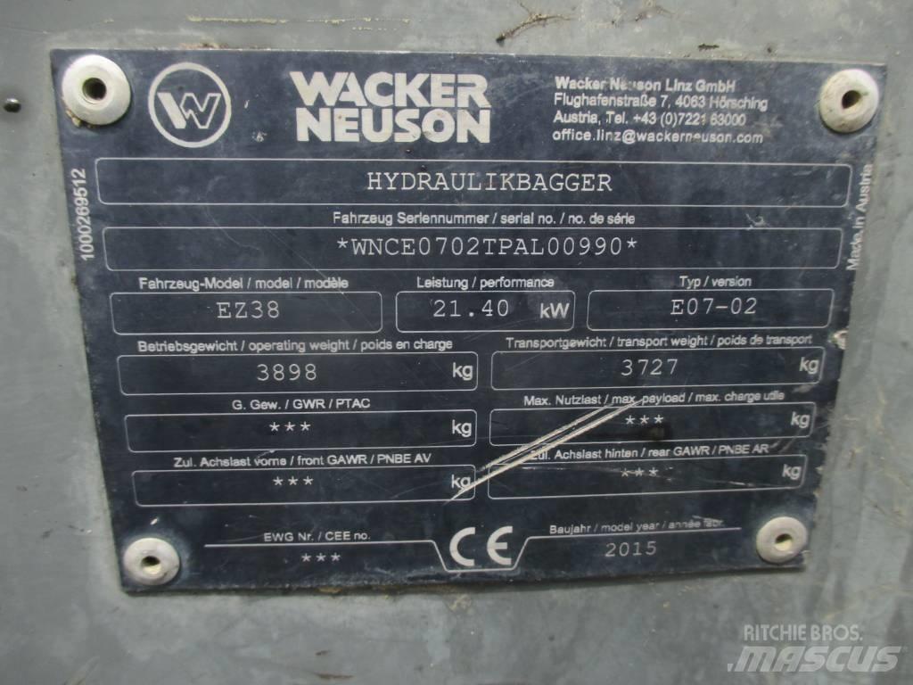 Wacker Neuson EZ 38 Kāpurķēžu ekskavatori