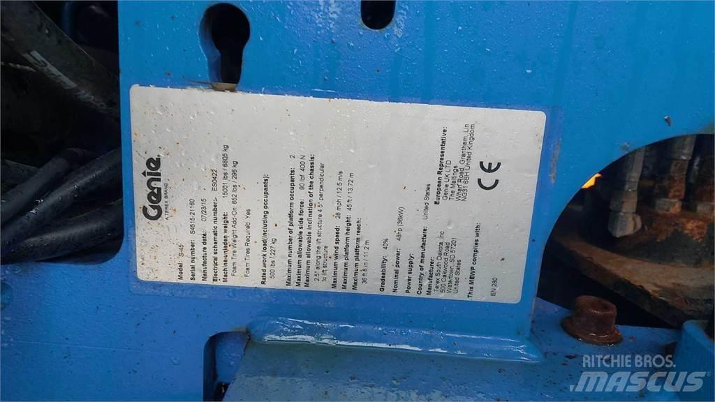 Genie S45G Teleskopiskie pacēlāji