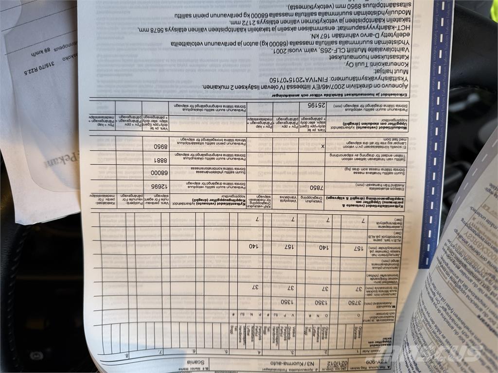 Scania R 580 8X2 Kabeļu pacēlājs nomontējamām kravas mašīnām