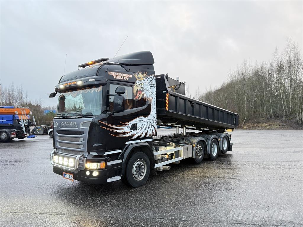 Scania R 580 8X2 Kabeļu pacēlājs nomontējamām kravas mašīnām