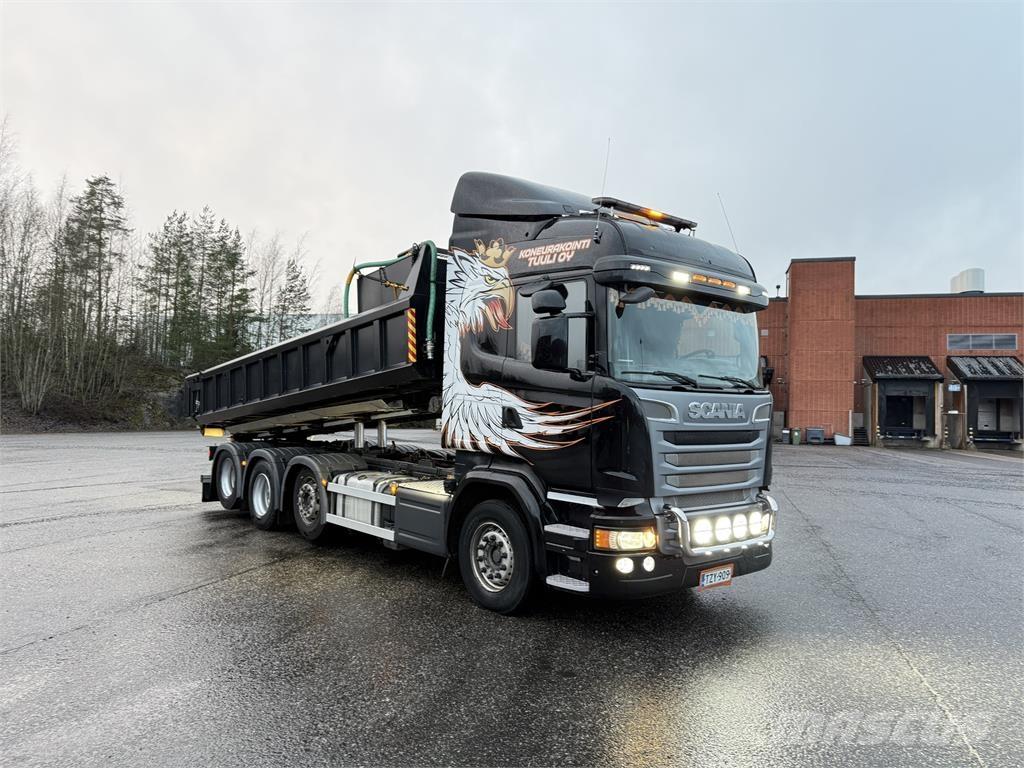 Scania R 580 8X2 Kabeļu pacēlājs nomontējamām kravas mašīnām