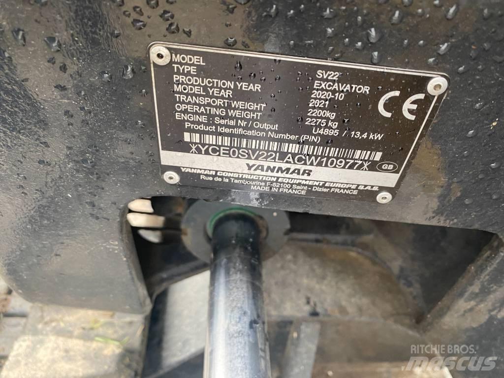 Yanmar SV 22 Mini ekskavatori < 7 t