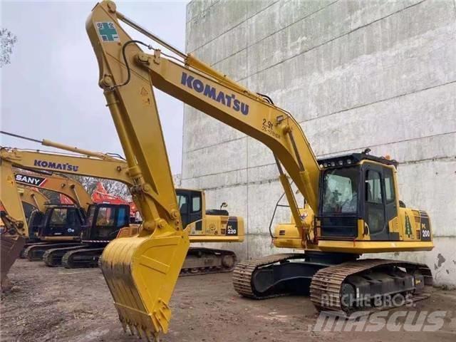 Komatsu PC 200 Kāpurķēžu ekskavatori