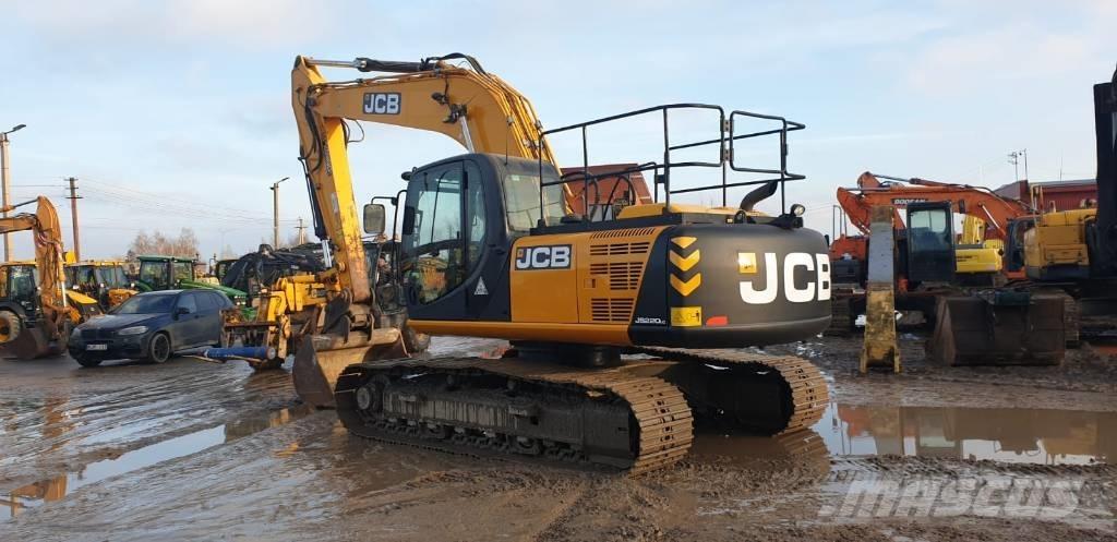 JCB JS 220 LC Kāpurķēžu ekskavatori